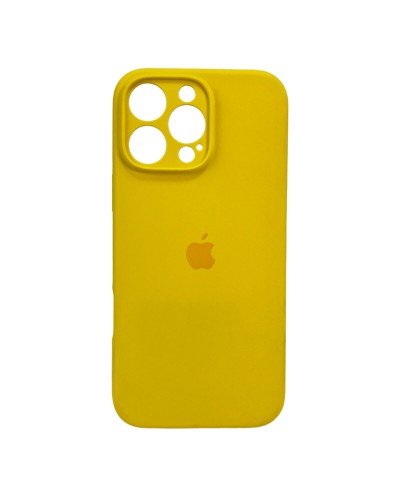 Чехол для смартфона Silicone Full Case AA Camera Protect для iPhone 16 Pro 56,Sunny Yellow (FullAAi16P-56)