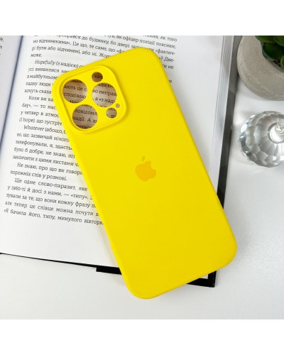 Чехол для смартфона Silicone Full Case AA Camera Protect для iPhone 16 Pro 56,Sunny Yellow (FullAAi16P-56)