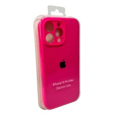 Чехол для смартфона Silicone Full Case AA Camera Protect для iPhone 16 Pro Max 23,Shiny Pink (FullAAi16PM-23)
