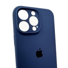 Чехол для смартфона Silicone Full Case AA Camera Protect для Apple iPhone 16 Pro Max 7, Dark Blue (FullAAi16PM-7)