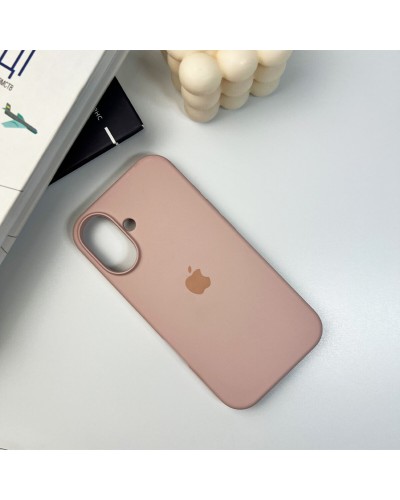 Чехол для смартфона Silicone Full Case AA Open Cam для iPhone 16 15,Pink Sand (FullOpenAAi16-15)