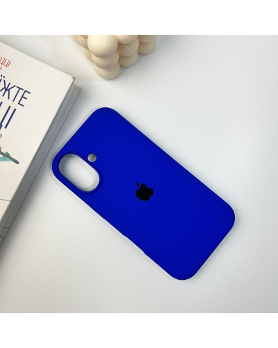 Чехол для смартфона Silicone Full Case AA Open Cam для iPhone 16 45,Shiny Blue (FullOpenAAi16-45)