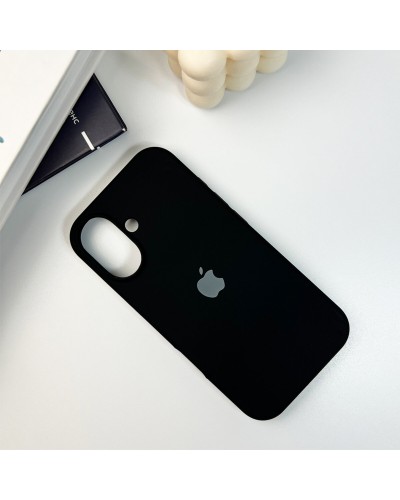 Чехол для смартфона Silicone Full Case AA Open Cam для iPhone 16 14,Black (FullOpeAAi16-14)