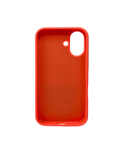 Чехол для смартфона Silicone Full Case AA Open Cam для Apple iPhone 16 18,Peach (FullOpeAAi16-18)