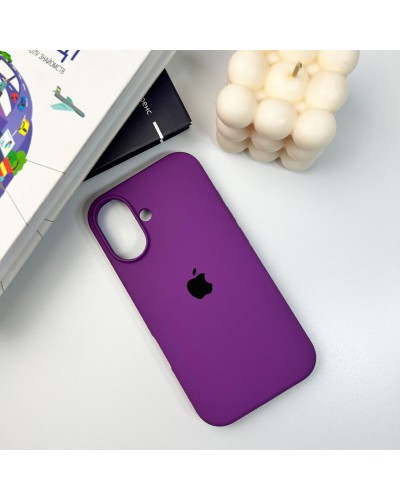 Чехол для смартфона Silicone Full Case AA Open Cam для Apple iPhone 16 19,Purple (FullOpeAAi16-19)