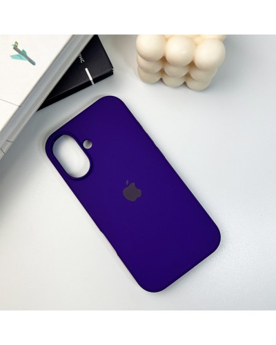 Чехол для смартфона Silicone Full Case AA Open Cam для Apple iPhone 16 22,Dark Purple (FullOpeAAi16-22)