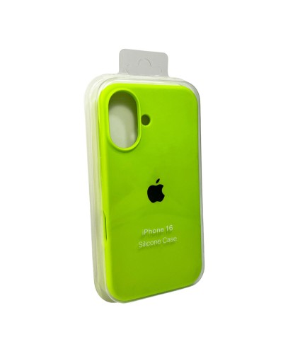 Чехол для смартфона Silicone Full Case AA Open Cam для iPhone 16 24,Shiny Green (FullOpeAAi16-24)