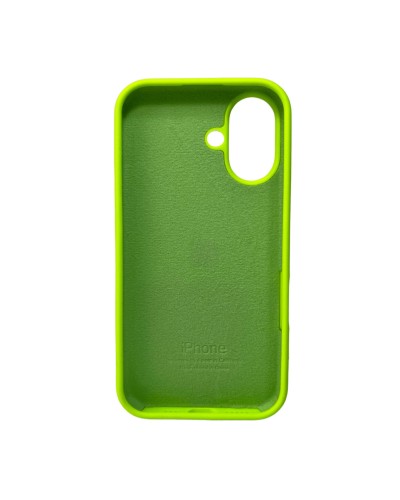 Чехол для смартфона Silicone Full Case AA Open Cam для iPhone 16 24,Shiny Green (FullOpeAAi16-24)