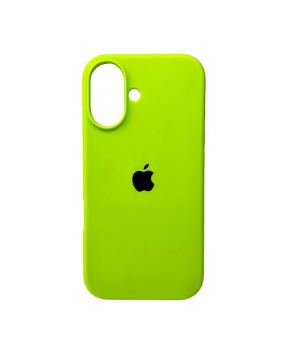 Чехол для смартфона Silicone Full Case AA Open Cam для iPhone 16 24,Shiny Green (FullOpeAAi16-24)