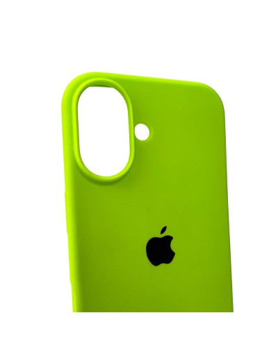 Чехол для смартфона Silicone Full Case AA Open Cam для iPhone 16 24,Shiny Green (FullOpeAAi16-24)