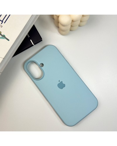 Чехол для смартфона Silicone Full Case AA Open Cam для iPhone 16 27,Mist Blue (FullOpeAAi16-27)