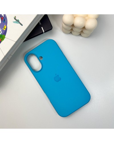 Чехол для смартфона Silicone Full Case AA Open Cam для iPhone 16 38,Surf Blue (FullOpeAAi16-38)