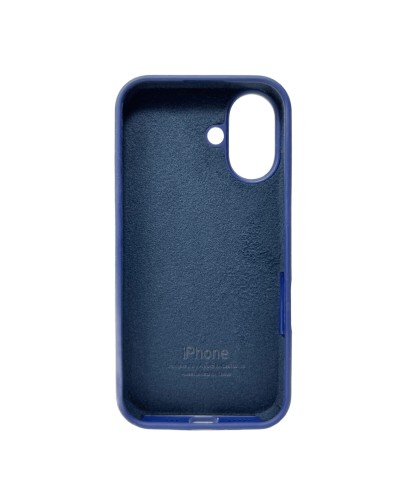 Чехол для смартфона Silicone Full Case AA Open Cam для Apple iPhone 16 39,Navy Blue (FullOpeAAi16-39)