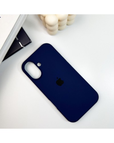 Чехол для смартфона Silicone Full Case AA Open Cam для Apple iPhone 16 39,Navy Blue (FullOpeAAi16-39)