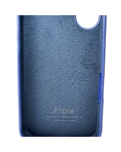 Чехол для смартфона Silicone Full Case AA Open Cam для Apple iPhone 16 39,Navy Blue (FullOpeAAi16-39)