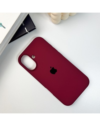 Чехол для смартфона Silicone Full Case AA Open Cam для iPhone 16 47,Plum (FullOpeAAi16-47)