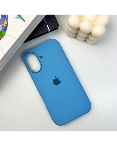 Чехол для смартфона Silicone Full Case AA Open Cam для Apple iPhone 16 49,Cornflower (FullOpeAAi16-49)