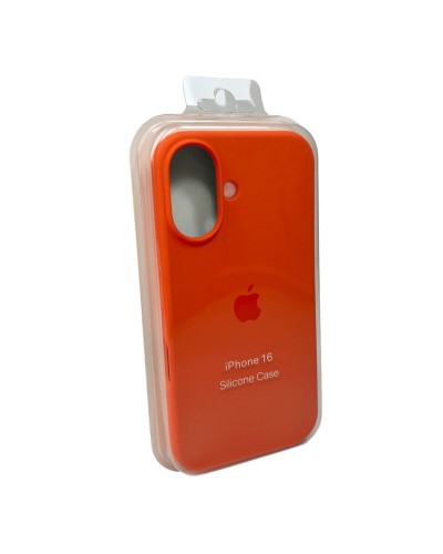 Чехол для смартфона Silicone Full Case AA Open Cam для Apple iPhone 16 52, Orange (FullOpeAAi16-52)