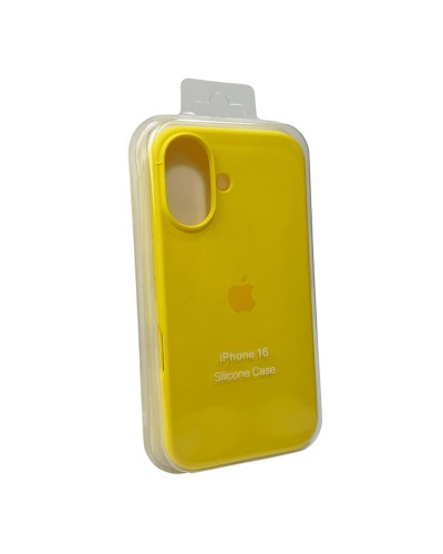 Чехол для смартфона Silicone Full Case AA Open Cam для iPhone 16 56,Sunny Yellow (FullOpeAAi16-56)