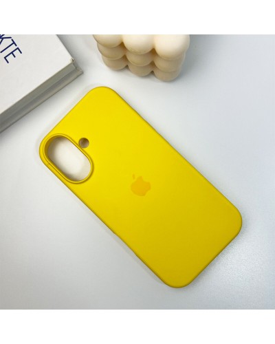 Чехол для смартфона Silicone Full Case AA Open Cam для iPhone 16 56,Sunny Yellow (FullOpeAAi16-56)