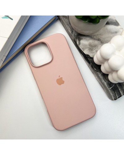 Чехол для смартфона Silicone Full Case AA Open Cam для Apple iPhone 16 Pro 15,Pink Sand (FullOpenAAi16P-15)