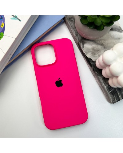 Чохол для смартфона Silicone Full Case AA Open Cam for Apple iPhone 16 Pro 23,Shiny Pink (FullOpenAAi16P-23)