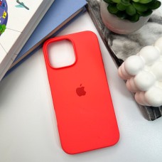 Чехол для смартфона Silicone Full Case AA Open Cam для Apple iPhone 16 Pro 18,Peach (FullOpeAAi16P-18)