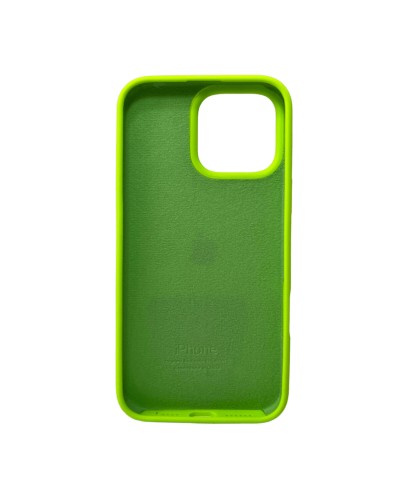 Чехол для смартфона Silicone Full Case AA Open Cam для iPhone 16 Pro 24,Shiny Green (FullOpeAAi16P-24)