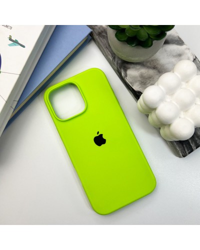 Чехол для смартфона Silicone Full Case AA Open Cam для iPhone 16 Pro 24,Shiny Green (FullOpeAAi16P-24)