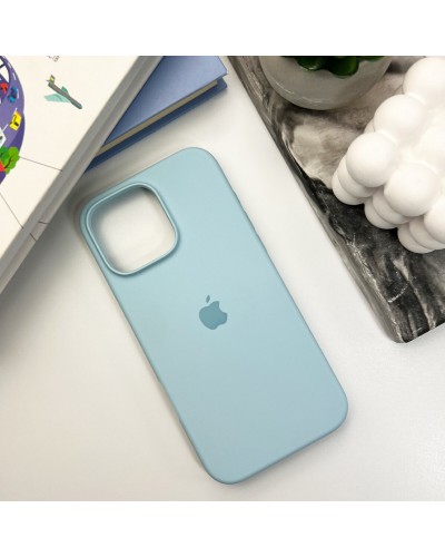 Чехол для смартфона Silicone Full Case AA Open Cam для Apple iPhone 16 Pro 27, Mist Blue (FullOpeAAi16P-27)