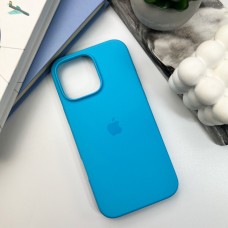 Чехол для смартфона Silicone Full Case AA Open Cam для Apple iPhone 16 Pro 38,Surf Blue (FullOpeAAi16P-38)