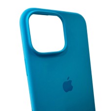 Чехол для смартфона Silicone Full Case AA Open Cam для Apple iPhone 16 Pro 38,Surf Blue (FullOpeAAi16P-38)