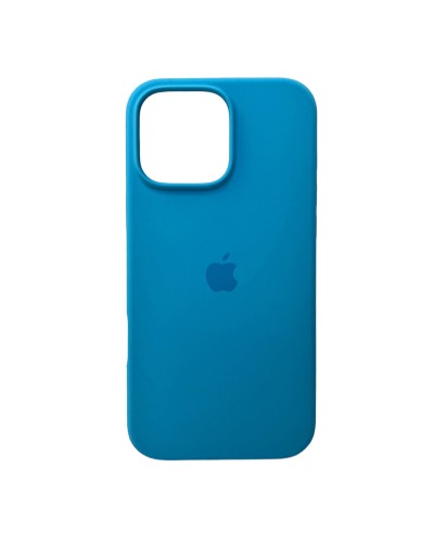 Чехол для смартфона Silicone Full Case AA Open Cam для Apple iPhone 16 Pro 38,Surf Blue (FullOpeAAi16P-38)