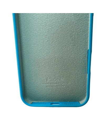 Чехол для смартфона Silicone Full Case AA Open Cam для Apple iPhone 16 Pro 38,Surf Blue (FullOpeAAi16P-38)