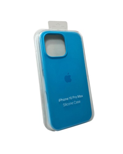 Чехол для смартфона Silicone Full Case AA Open Cam для Apple iPhone 16 Pro 38,Surf Blue (FullOpeAAi16P-38)