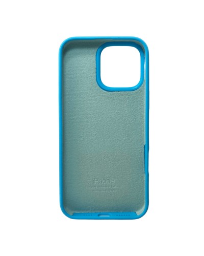 Чехол для смартфона Silicone Full Case AA Open Cam для Apple iPhone 16 Pro 38,Surf Blue (FullOpeAAi16P-38)