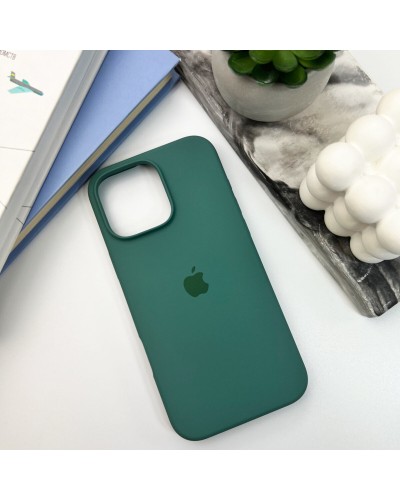 Чехол для смартфона Silicone Full Case AA Open Cam для Apple iPhone 16 Pro 46,Pine Green (FullOpeAAi16P-46)