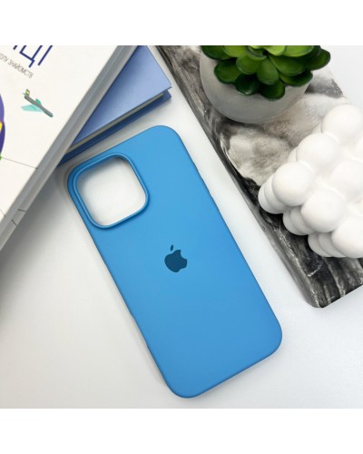 Чехол для смартфона Silicone Full Case AA Open Cam для Apple iPhone 16 Pro 49,Cornflower (FullOpeAAi16P-49)