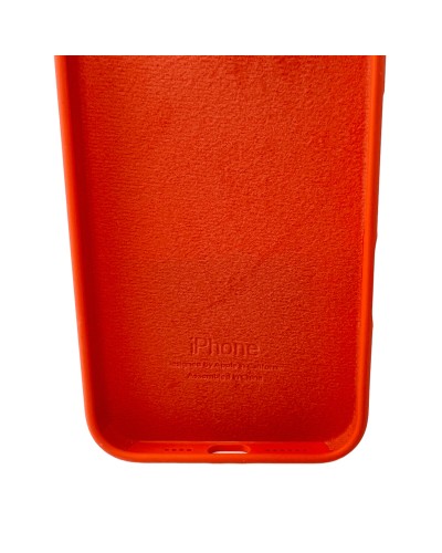 Чехол для смартфона Silicone Full Case AA Open Cam для Apple iPhone 16 Pro 52, Orange (FullOpeAAi16P-52)