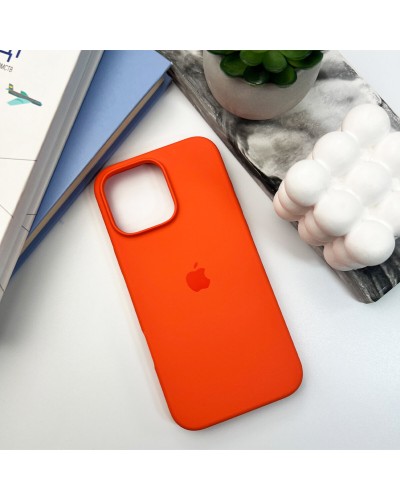 Чехол для смартфона Silicone Full Case AA Open Cam для Apple iPhone 16 Pro 52, Orange (FullOpeAAi16P-52)