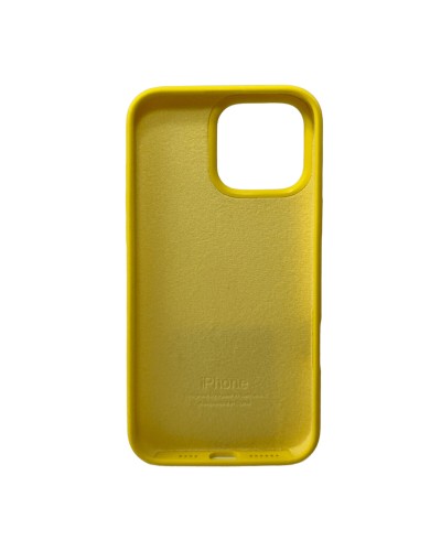 Чехол для смартфона Silicone Full Case AA Open Cam для Apple iPhone 16 Pro 56,Sunny Yellow (FullOpeAAi16P-56)