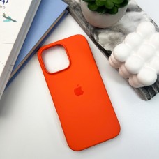 Чехол для смартфона Silicone Full Case AA Open Cam для Apple iPhone 16 Pro Max 52, Orange (FullOpeAAi16PM-52)