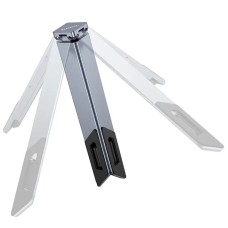 Подставка для ноутбука HOCO HD9 Action metal folding notebook holder Metal gray (6942007626378)