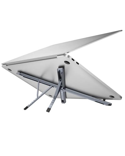 Підставка для ноутбука HOCO HD9 Action metal folding notebook holder Metal gray (6942007626378)