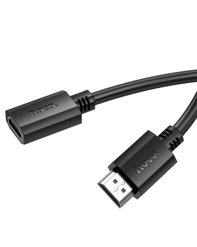 Кабель HOCO US13 HDTV male to HDTV female HD extension data cable(L=2M) Black (6942007628259)