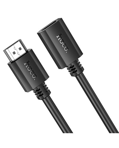 Кабель HOCO US13 HDTV male to HDTV female HD extension data cable(L=2M) Black (6942007628259)