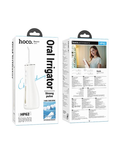 Іригатор HOCO HP62 All-in-one electric oral flushing device White (6942007631716)