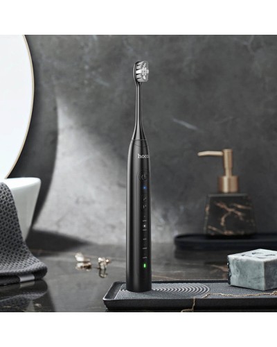 Електрична зубна щітка HOCO HP60 Wave electric toothbrush Black (6942007631679)