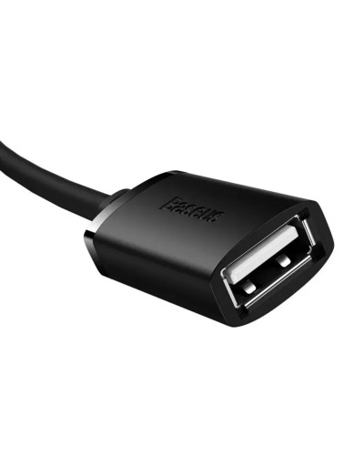 Кабель-удлинитель Baseus AirJoy Series USB2.0 Extension Cable 0.5m Cluster Black (B00631100111-00)