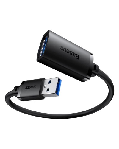 Кабель-удлинитель Baseus AirJoy Series USB3.0 Extension Cable 2m Cluster Black (B00631103111-03)